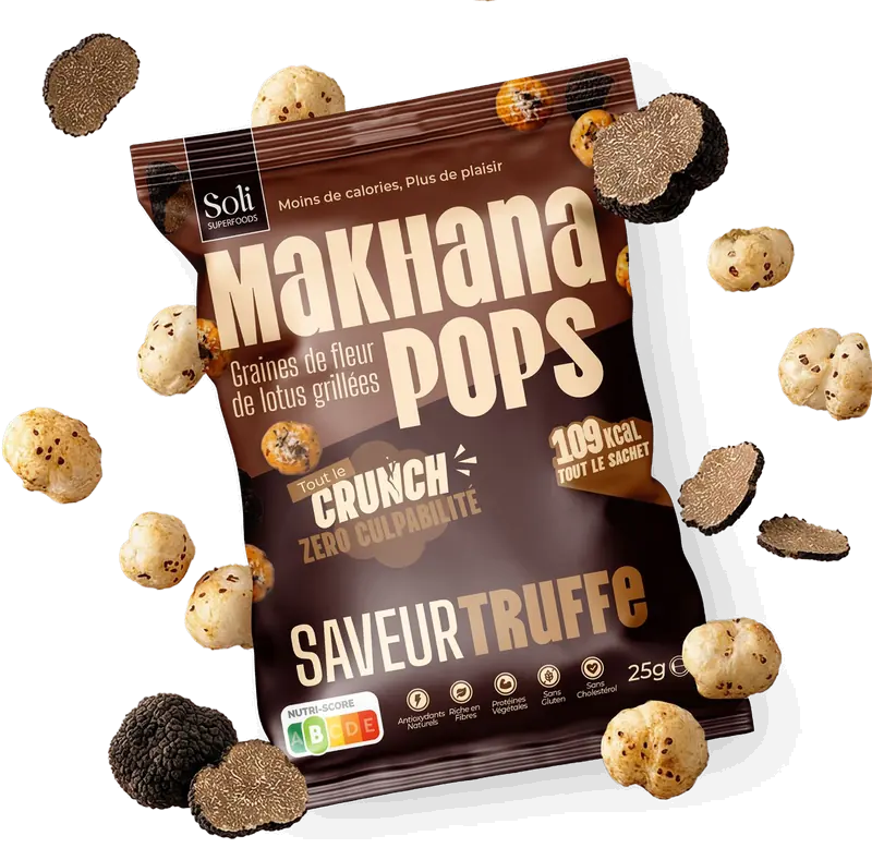 25 g bag of Makhana Pops Truffle